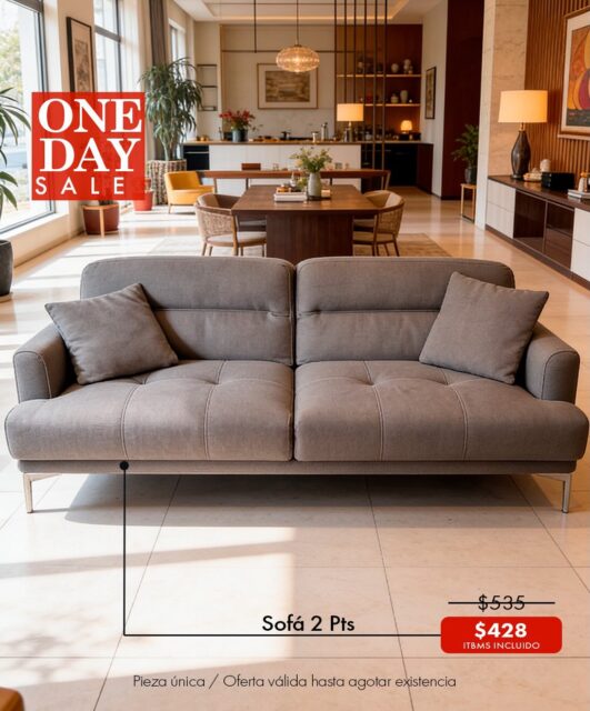 Mañana es nuestro One Day Sale y aquí te dejamos algunas súper ofertas que puedes aprovechar😉🤩
Ven y enamorate de oportunidades irresistibles 🥰🥰 disfruta de la calidad en muebles que mereces en la mansión Dejavu tenemos de todo para ti🤩
Todos los precios incluyen ITBMS
Pieza única / oferta validar hasta agotar la existencia
Visítanos en:📍entre la Av. Federico Boyd y Calle 50, Diagonal al Scotiabank, frente a la Fundación Gabriel Lewis Galindo.
Y CONTÁCTANOS a los 📞
Edgardo 📲 +507 6944-6091
Anabel 📲 +507 6553-7970
Héctor 📲 +507 6833-1738
#muebles #mueblesconhistoria #panama #decoracion casas furniture decoration pty muebleriapanama mueblespanama