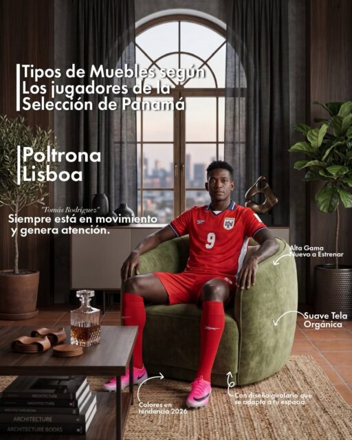 Hoy nuestros muebles de Overstock los modelan los jugadores de nuestra selección, cuéntanos cuál fue el más acertado y a quién quisieras ver la próxima🤩⚽️
En Dejavu estamos con la Sele⚽️🔥

Ven y enamorate de oportunidades irresistibles 🥰🥰 disfruta de la calidad en muebles que mereces en la mansión Dejavu tenemos de todo para ti🤩

Los precios NO incluyen ITBMS
Pieza única / oferta valida hasta agotar la existencia

Visítanos en:📍entre la Av. Federico Boyd y Calle 50, Diagonal al Scotiabank, frente a la Fundación Gabriel Lewis Galindo.

Y CONTÁCTANOS a los 📞

Christopher 📲 +507 6948-4846
Edgardo 📲 +507 6944-6091
Anabel 📲 +507 6553-7970
Héctor 📲 +507 6833-1738
Diana 📲 +507 6660-5478

#panama #mueblesconhistoria #panama #decoracion #panamamundial2026