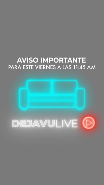 Te esperamos este viernes a las 11:45 AM en nuestro live Dejavu 🤩✨🛋️ ¡No te lo pierdas!

Visítanos en: 📍 9 entre la Av. Federico Boyd y Calle 50, Diagonal al Scotiabank, frente a la Fundación Gabriel Lewis Galindo.

Y CONTÁCTANOS a los 📞

Christopher 📲 +507 6948-4846
Edgardo 📲 +507 6944-6091
Anabel 📲 +507 6553-7970
Héctor 📲 +507 6833-1738
Yadisinia 📲 +507 6660-5478
Luis 📲 +507 6342-3466

#panamá #muebleria #furniture #desing #decoracion