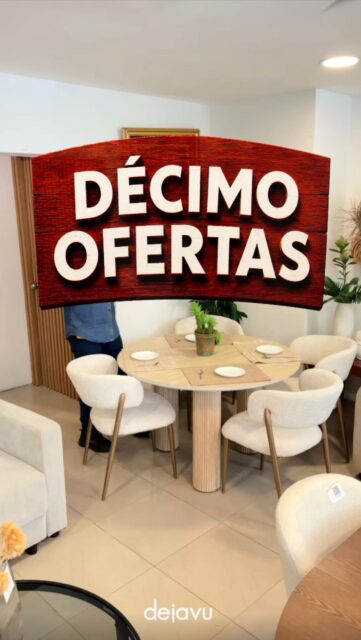 OFERTAS DE MEDIO AÑO🔥📍

Descuentos increíbles en variedad de muebles nuevos a estrenar 🥰🔥🔥 de nuestro último contenedor 🚛🚛Vamos a anunciar algunos por este medio ❤️😱 y otros los descubrirás al venir 💃💃💃

No incluye ITBMS.

Oferta valida solo en mesa Atenas (white o taupe) + 4 sillas (napa taupe o Madrid walnut). La oferta aplica únicamente por la compra del juego completo de 4 puestos,  válido hasta agotar la existencia.

Visítanos en: 📍 Entre la Av. Federico Boyd y Calle 50, Diagonal al Scotiabank, frente a la Fundación Gabriel Lewis Galindo.

Y CONTÁCTANOS a los 📞

Edgardo 📲 + 507 6342-3466
Christopher 📲 +507 6948-4846
Anabel 📲 +507 6553-7970
Héctor 📲 +507 6833-1738
Yadisinia 📲 +507 6660-5478

#panamá #muebleria #furniture #desing #decoracion