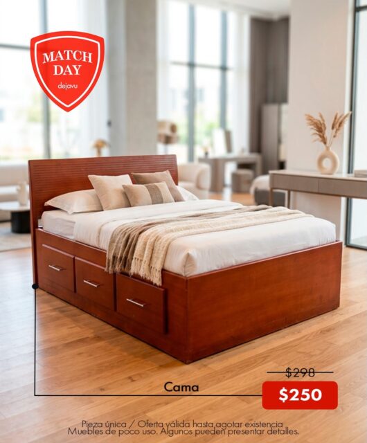 ¡Martes de match day Dejavu!, tenemos los mejores descuentos pensados para ti 🤩🛋️✨ 
¡Ven antes que esa pieza que te gustó se la lleven!

Ven y enamorate de oportunidades irresistibles 🥰🥰 disfruta de la calidad en muebles que mereces en la mansión Dejavu tenemos de todo para ti 🤩

Los precios NO incluyen ITBMS
Pieza única / oferta valida hasta agotar la existencia

Visítanos en: 📍entre la Av. Federico Boyd y Calle 50, Diagonal al Scotiabank, frente a la Fundación Gabriel Lewis Galindo.

Y CONTÁCTANOS a los 📞

Edgardo 📲 + 507 6342-3466
Christopher 📲 +507 6948-4846
Anabel 📲 +507 6553-7970
Héctor 📲 +507 6833-1738

#panamá #muebleria #furniture #desing decoracion