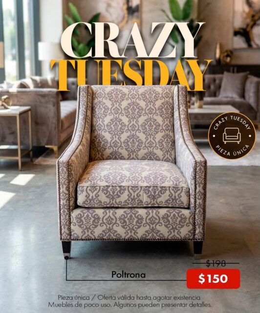 ¡Ahora todos los martes en Dejavu van a ser de Crazy Tuesday!, aprovecha estás increíbles ofertas que no se repiten 🤩🛋️✨

Ven y enamorate de oportunidades irresistibles 🥰🥰 disfruta de la calidad en muebles que mereces en la mansión Dejavu tenemos de todo para ti 🤩

Los precios NO incluyen ITBMS
Pieza única / oferta valida hasta agotar la existencia

Visítanos en: 📍entre la Av. Federico Boyd y Calle 50, Diagonal al Scotiabank, frente a la Fundación Gabriel Lewis Galindo.

Y CONTÁCTANOS a los 📞

Edgardo 📲 + 507 6342-3466
Christopher 📲 +507 6948-4846
Anabel 📲 +507 6553-7970
Héctor 📲 +507 6833-1738

#panamá #muebleria #furniture #desing decoracion