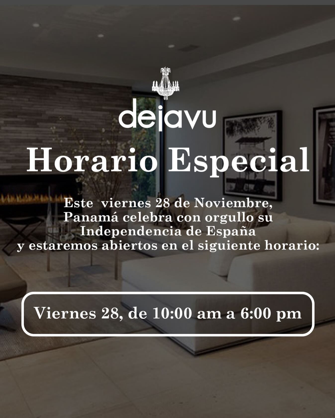 Te esperamos mañana 28 en un horario especial de 10:00 am a 6:00 pm🇵🇦 siempre es un buen día para comprar ese mueble que tanto deseas🤩🇵🇦
Visítanos en:📍entre la Av. Federico Boyd y Calle 50, Diagonal al Scotiabank, frente a la Fundación Gabriel Lewis Galindo.
Y CONTÁCTANOS a los 📞
📱 +507 6944-6091
📱 +507 6660-5478
📱 +507 6553-7970
📱 +507 6833-1738
📱 +507 6948-4846
#muebles #mueblesconhistoria #panama #decoracion #casas #furniture #decoration #pty #muebleriapanama #mueblespanama