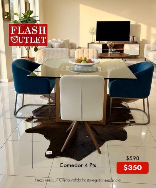 Los martes son de Flash Outlet🤩
No tienes que pensarlo mucho para darte cuenta de que no encuentras precios como este en otra mueblería 🤩🤩🤩No es barato es lo justo🛋️🏃🏼♂️🏃🏼♂️
Ven y enamorate de oportunidades irresistibles 🥰🥰 disfruta de la calidad en muebles que mereces en la mansión Dejavu tenemos de todo para ti🤩
Los precios NO incluyen ITBMS
Pieza única / oferta valida hasta agotar la existencia
Visítanos en:📍entre la Av. Federico Boyd y Calle 50, Diagonal al Scotiabank, frente a la Fundación Gabriel Lewis Galindo.
Y CONTÁCTANOS a los 📞
Christopher 📲 +507 6948-4846
Edgardo 📲 +507 6944-6091
Anabel 📲 +507 6553-7970
Héctor 📲 +507 6833-1738
Diana 📲 +507 6660-5478
#muebles #mueblesconhistoria #panama #decoracion casas furniture decoration pty muebleriapanama mueblespanama