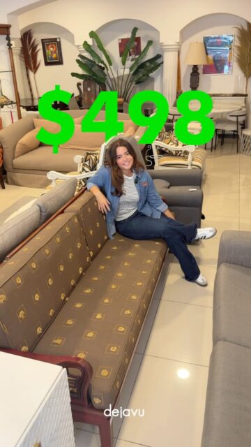 Así como puedes encontrar este increíble sofá oriental fabricado en palo de rosa macizo ensamblado por artesanos en Hong Kong que tiene un valor de más de $4000, acá en Dejavu lo encuentras en $498 junto a muchas oportunidades únicas que tenemos a diario, ven a nuestra mansión y compruébalo 😉🛋️✨
Ven y enamorate de oportunidades irresistibles 🥰🥰 disfruta de la calidad en muebles que mereces en la mansión Dejavu tenemos de todo para ti 🤩
Los precios NO incluyen ITBMS
Pieza única / oferta valida hasta agotar la existencia
Visítanos en: 📍entre la Av. Federico Boyd y Calle 50, Diagonal al Scotiabank, frente a la Fundación Gabriel Lewis Galindo.
Y CONTÁCTANOS a los 📞
Edgardo 📲 + 507 6342-3466
Christopher 📲 +507 6948-4846
Anabel 📲 +507 6553-7970
Héctor 📲 +507 6833-1738
#panamá #muebleria #furniture #desing #decoracion